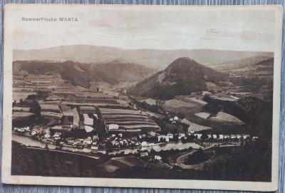 Stráž nad Ohří - Warta - pohled na ves - hezké - cca 1932