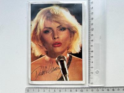 BLONDIE Debbie Harry BRAVO Autogrammkarte 1979 retro sběratelská karta