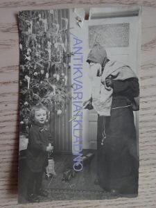 MIKULÁŠ, JEŽÍŠEK, VÁNOCE, DÁRKY, HRAČKY, DÍTĚ, 1929