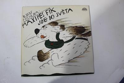Rudolf Čechura - Maxipes Fík jde do světa -NM/NM- ČSSR 1986 LP