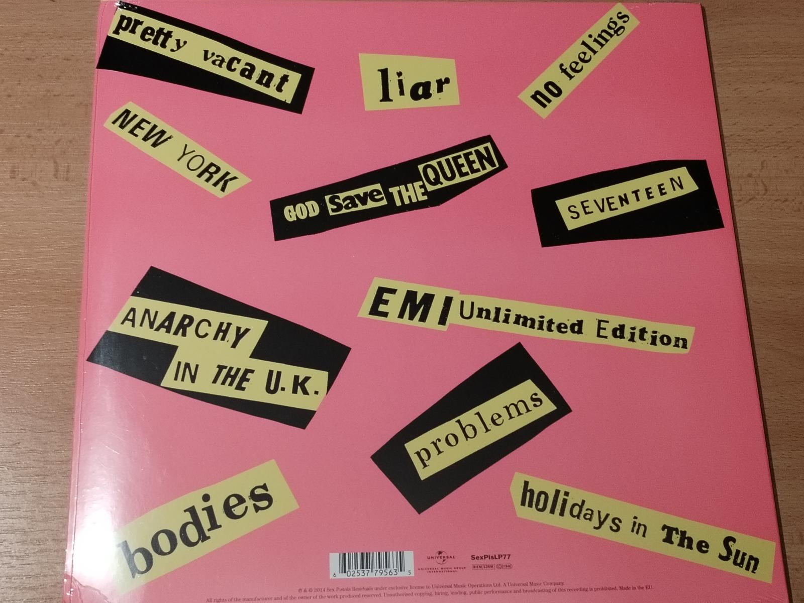 LP Sex Pistols - Never Mind The Bollocks (Nová - zabalená) - Hudba