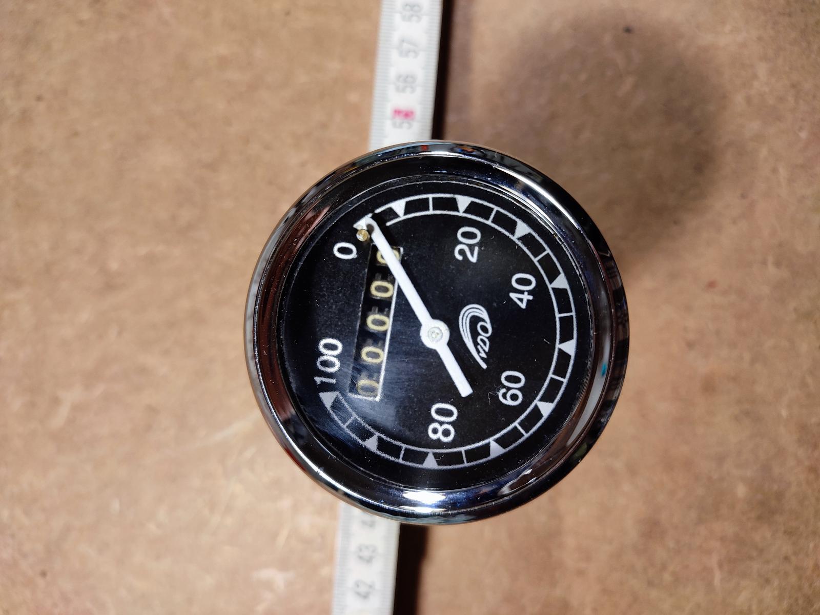 Rýchlomer (tachometer) VDO pre moto ČZ 125 B a T. Repasovaný originál - Auto-moto