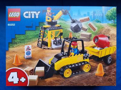 LEGO® City 60252 - Buldozer na staveništi, NOVÉ!!!