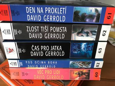 DAVID Gerrold 5x kniha - Space saga Valka s Chtorr