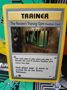 The Rocket's Training Gym (104) 1.st Edition,Gym Heroes, Pokémon 