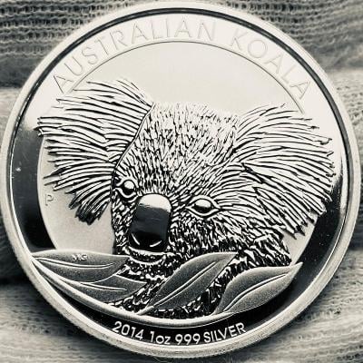 🇦🇺 1oz ❗️2014 Koala ❗️ 999Ag strieborná minca