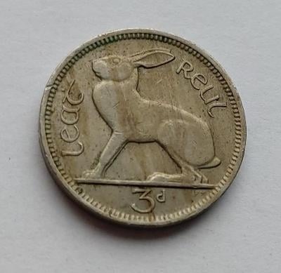 Irsko - 3 Pence 1943 - (č.573)