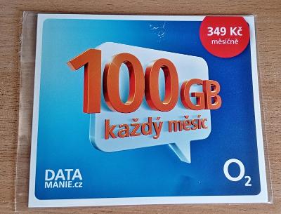 Datamanie O2 - 100gb dat/měs. za 349,-