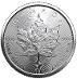 25 x strieborná minca 1 oz Maple Leaf 2023 (TUBA) - Numizmatika
