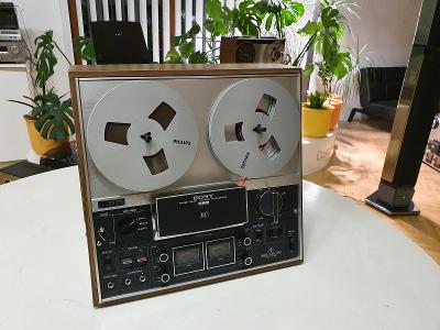 Sběratelský vintage magnetofon Sony TC-377 s krytem - excelentní stav