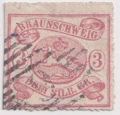 Altdeutschland - Braunschweig Nr.16 (645EUR) overená!