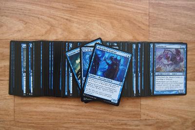 MTG 100x modrá karta Magic: The Gathering