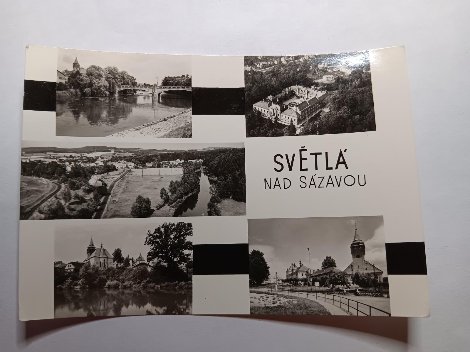 Svetlá NAD Sázavou - políčková - pohľadnica VF - Pohľadnice miestopis