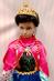 Kostým Anna šaty pelerína, mega set, copy, 128-140 cm - Oblečenie pre deti