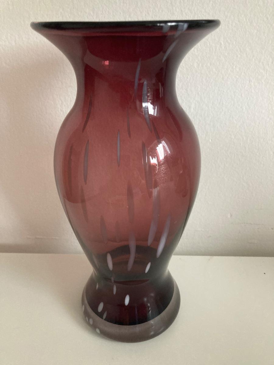 Váza s kvapkami-24 cm - Starožitnosti