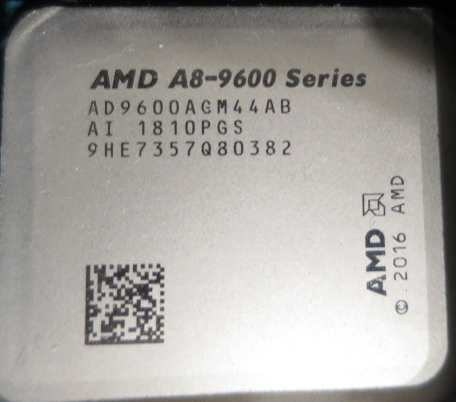 AMD A8-9600 (s chladicem) - Počítače a hry