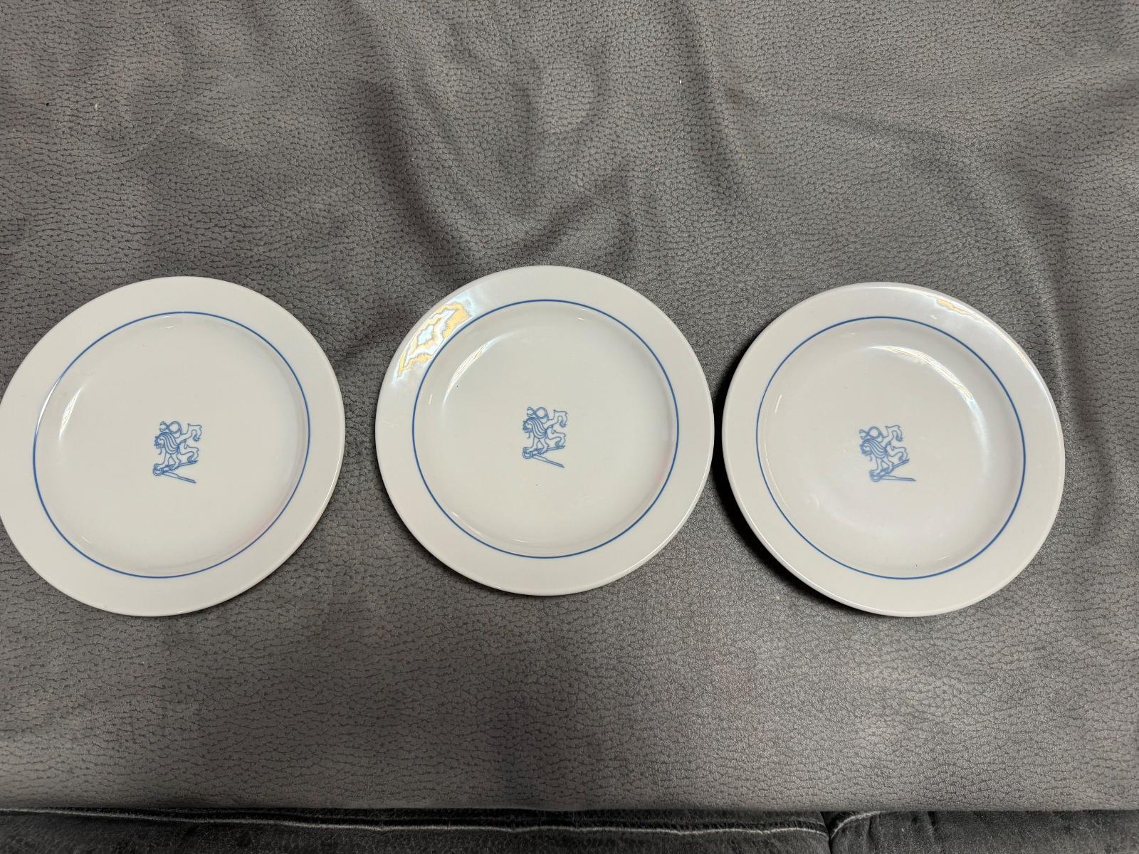 3 porcelánové malé talíře - Starožitnosti a umenie
