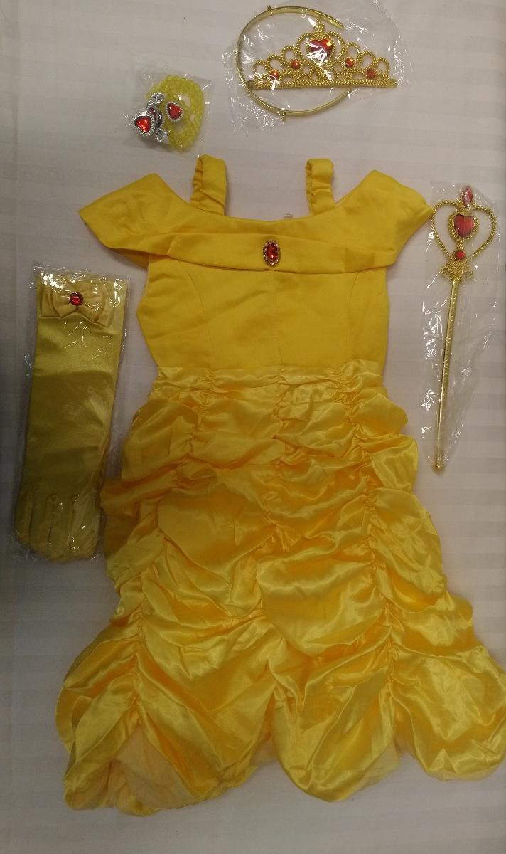Kostým Princezná Bella, set doplnkov, 3-5R, 98-110 cm - Oblečenie pre deti
