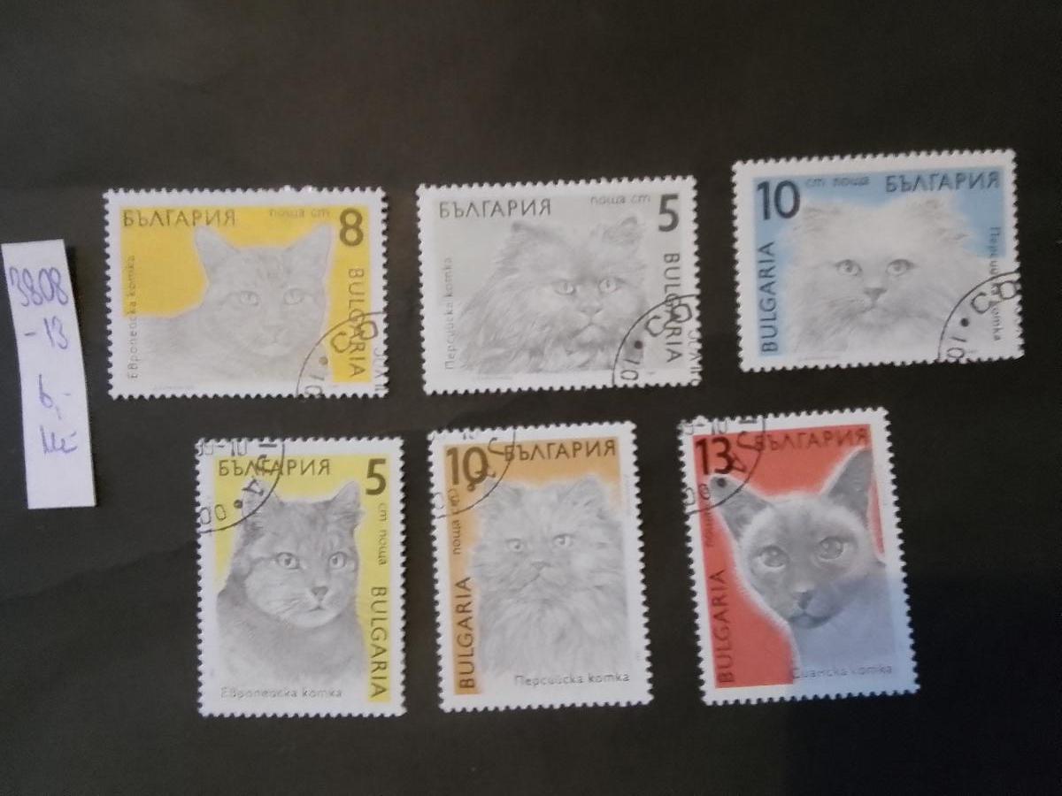 Zostava známok Bulharsko fauna mačky č.3808-13 - Tematické známky