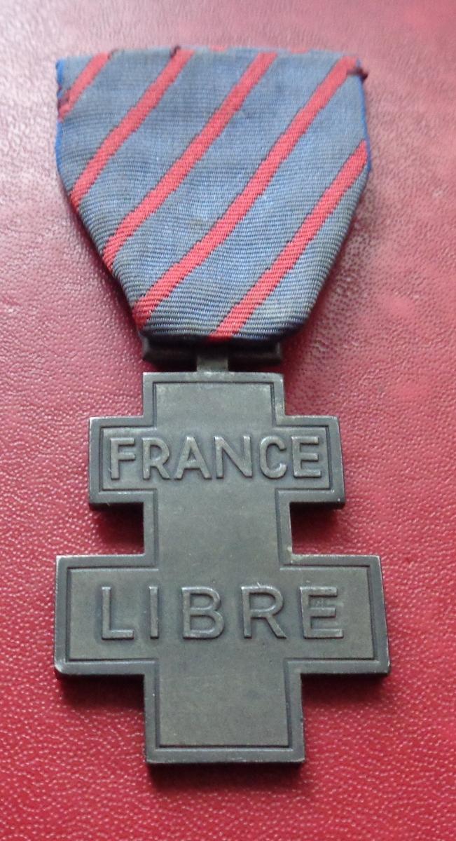 Francúzsko. Pamätná medaila za dobrovoľnú službu v Slobodnom Francúzsku Rád - Zberateľstvo