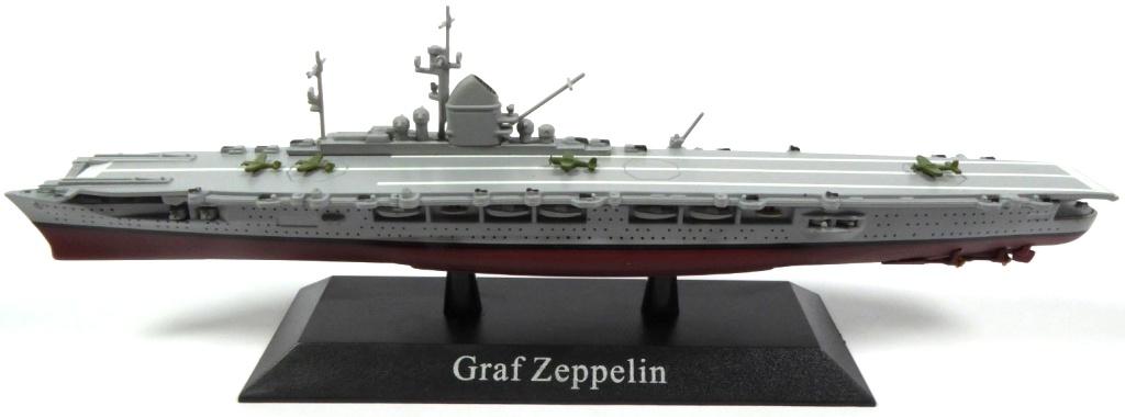 De Agostini - lietadlová loď Graf Zeppelin, 1938, 1/1250 - Modely lodí, bojových plavidiel