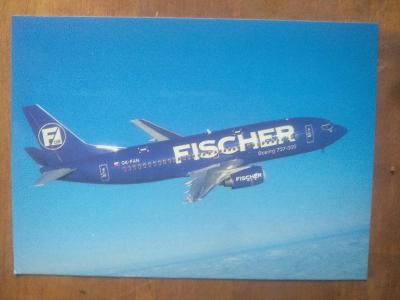 pohlednice čistá letadlo Fischer č.2