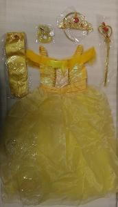 Kostým Princezna Bella2, set doplňků, 2-4R 92-104 cm