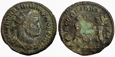 MINCE ŘÍMSKÁ ŘÍŠE Maximianus. (285-295 n. l.). Æ Antoninian.
