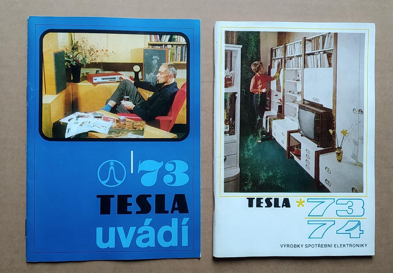 2 x TESLA katalog 1973 - 74 - Starožitnosti a umenie
