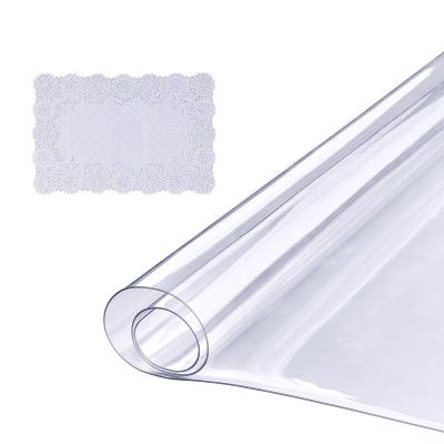 Měkčené PVC / transparetní ochranný PVC pás / ubrus 457x925 mm