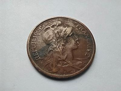 mince 5 Centesimi Francie r. 1911, č. L28