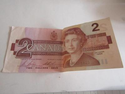 Bankovka 2 Dollar CANADA 1986