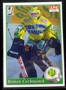 Roman Čechmánek #3 APS 1995/96 HC Vsetín Top Stav!