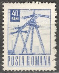 Rumunsko 1969 Mi 2745 Energetika, stožáry vysokého napětí, 401