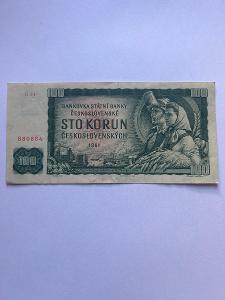Československo - 100 korún - 1961- G54