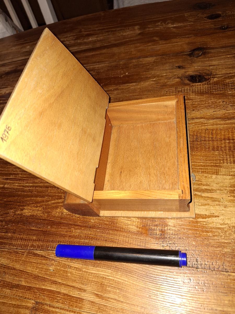 Stará drevená krabička - Zberateľstvo