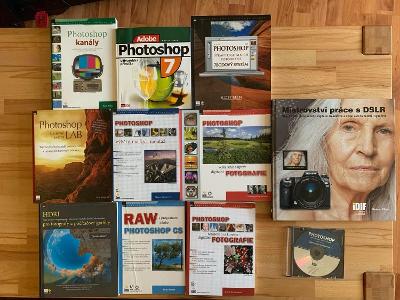 10x knihy o práci s Photoshopem(ADOBE, RAW,HSLR,HDRI a další)