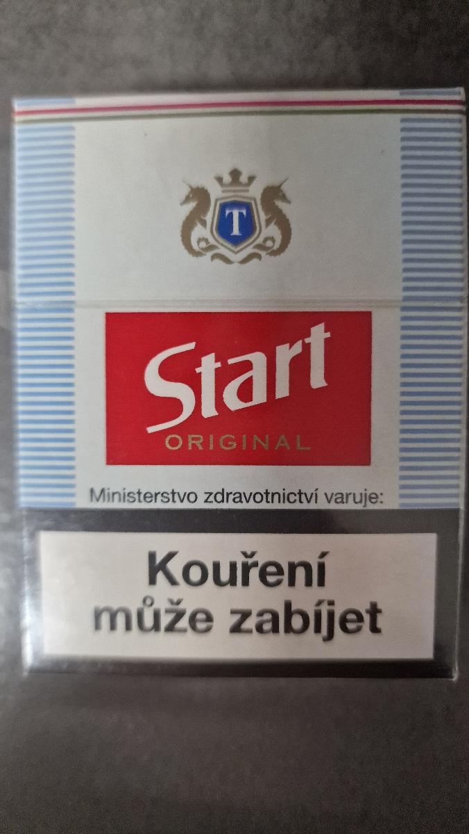 Zberateľské cigarety START v tvrdom balení Kutná Hora - Zberateľstvo