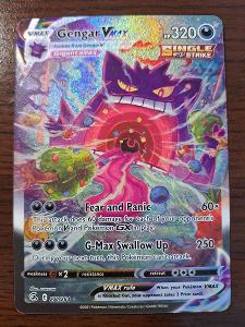 Pokémon karta Gengar VMAX 271/264 Fusion Strike