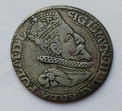 Polsko - Szóstak (6 groszy) 1600, Malbork Sigismund III.  vzácná (č942