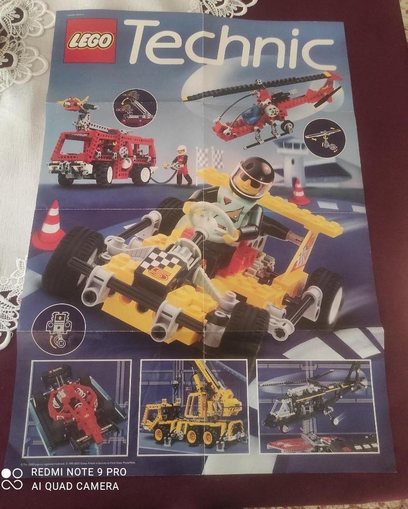 Lego Technic 1995 Plagát 60 x 42cm - Zberateľstvo