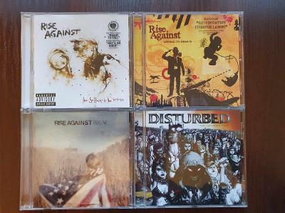 Hudební CD Rise Against 3x a Disturbed Ten thousand fists 1x