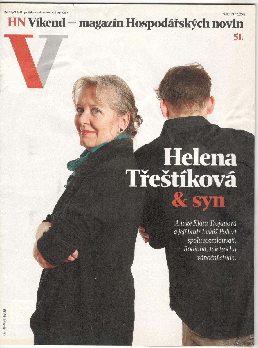 2012 Víkend HN 51 Helena Třeštíková, Trojanová & Pollert, Vianoce, 401 - Knihy a časopisy