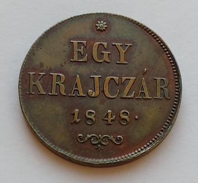 Egy Krejcar 1848 Luxusní kus - (č.928)
