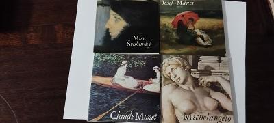 Michelangelo , J.Mánes, C.Monet, M.Švabinský - Málá galéria