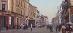 Rusko - ZSSR - Moskva - krásny živý záber ulice s ľuďmi - 1910 - Pohľadnice