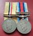 Anglicko. Sada 2 vzácnych medailí. Irak / Afganistan medaila rád - Zberateľstvo
