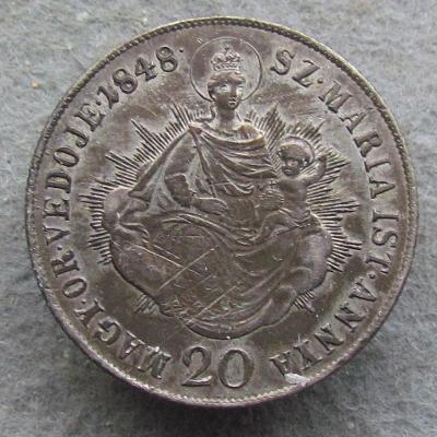 Rakousko-Uhersko 20 kreuzer 1848 KB