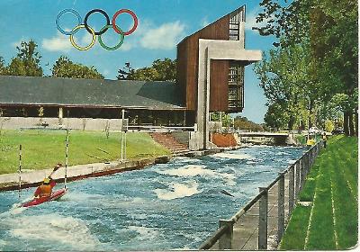 Augsburg - Olympische Kanu - Slalomstrecke 1972 (Německo) 2-7516°