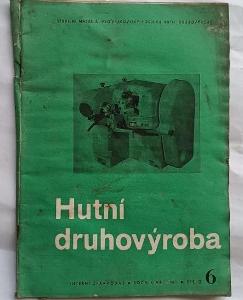časopisy Hutní druhovýroba - 1961
